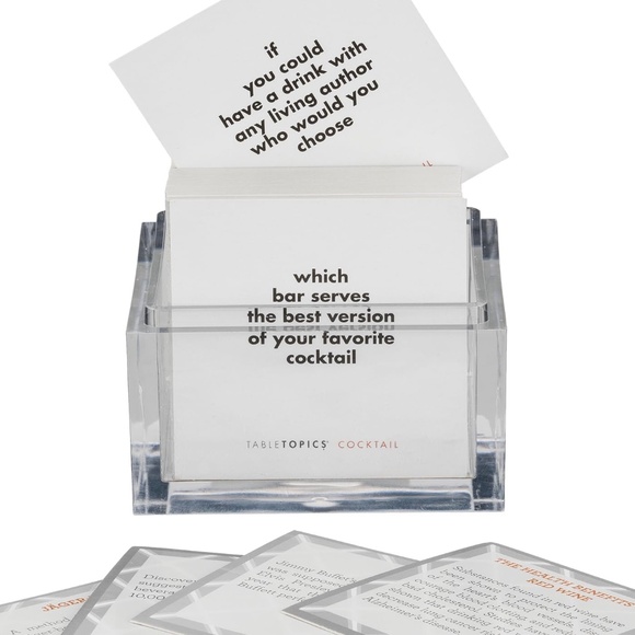 TableTopics Cocktail Question Card Game - Picture 3 of 5